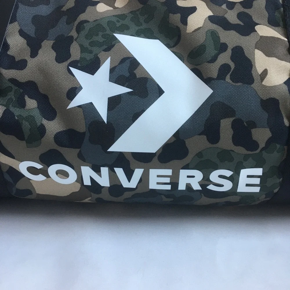 Converse Men’s Camouflage Duffle Bag - Green Camo